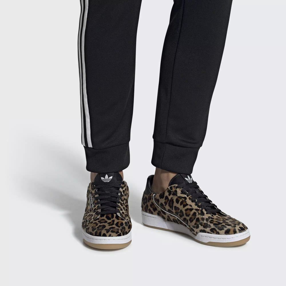 Adidas Continental 80 Tenis Negros Para Mujer (MX-47610)